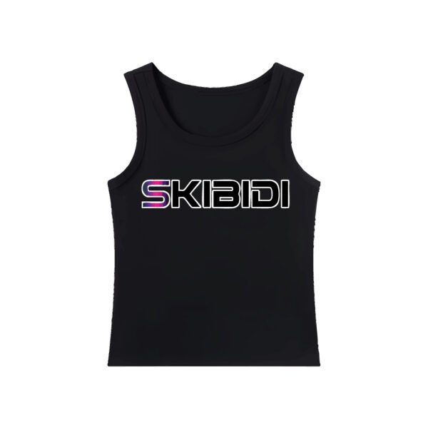 SKIBIDI Tank Black–Pink Pop - Image 3