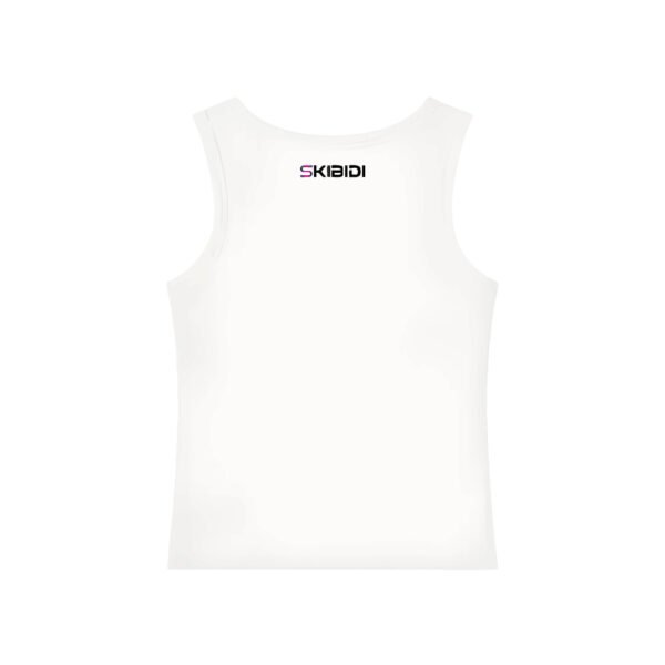 SKIBIDI Tank White–Pink Pop - Image 3