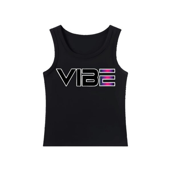 VIBE Tank Black–Pink Pop - Image 2