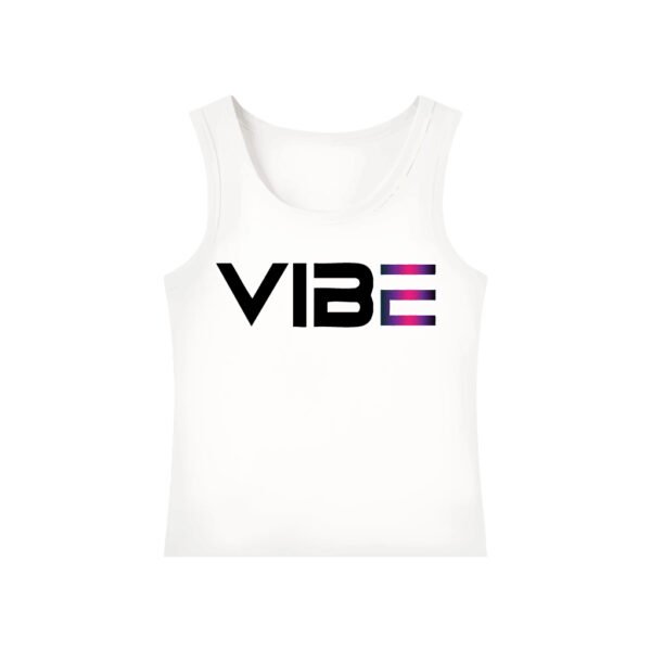 VIBE Tank White–Pink Pop - Image 2
