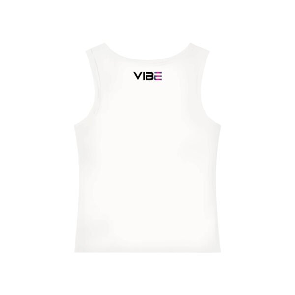VIBE Tank White–Pink Pop - Image 3