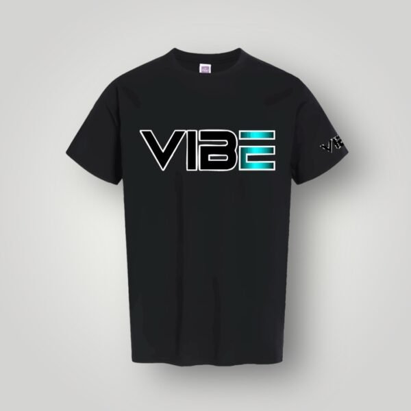 VIBE T-Shirt Black–Green Glow