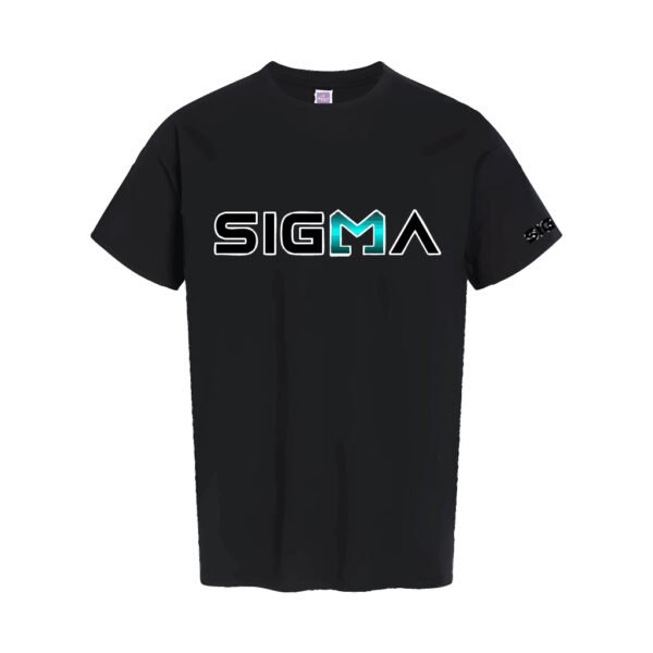 SIGMA T-Shirt Black–Green Glow - Image 2
