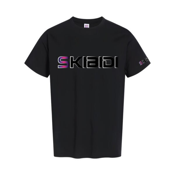 SKIBIDI T-Shirt Black–Pink Pop - Image 2