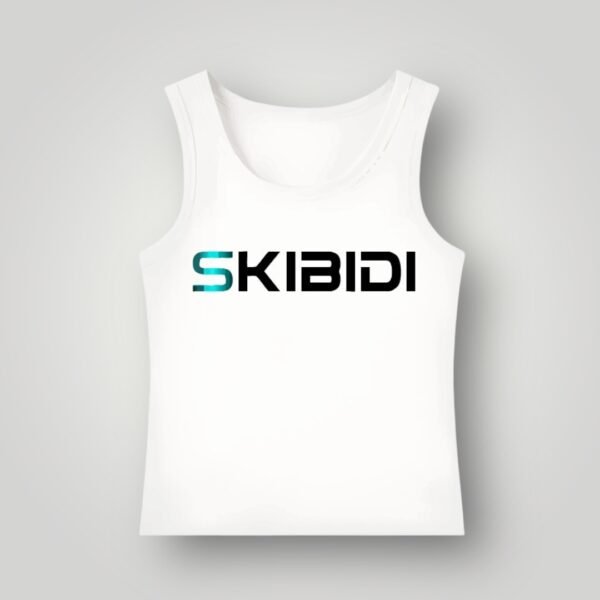 SKIBIDI Tank White–Green Glow
