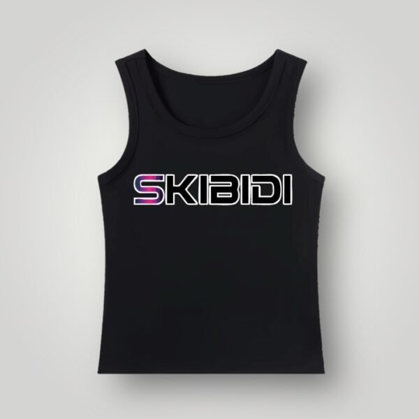 SKIBIDI Tank Black–Pink Pop