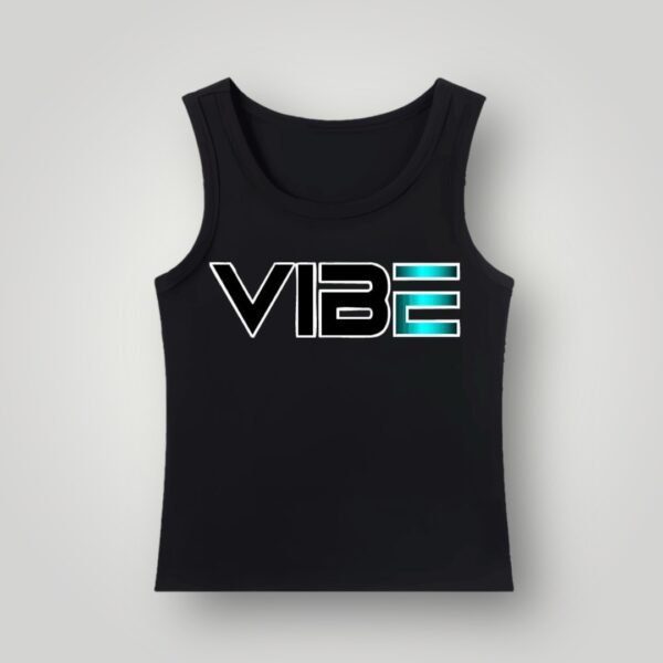 VIBE Tank Black–Green Glow