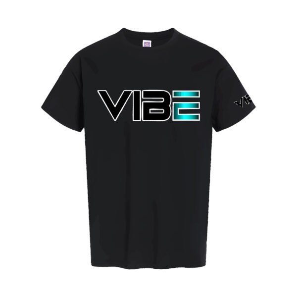 VIBE T-Shirt Black–Green Glow - Image 2