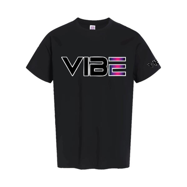 VIBE T-Shirt Black–Pink Pop - Image 2