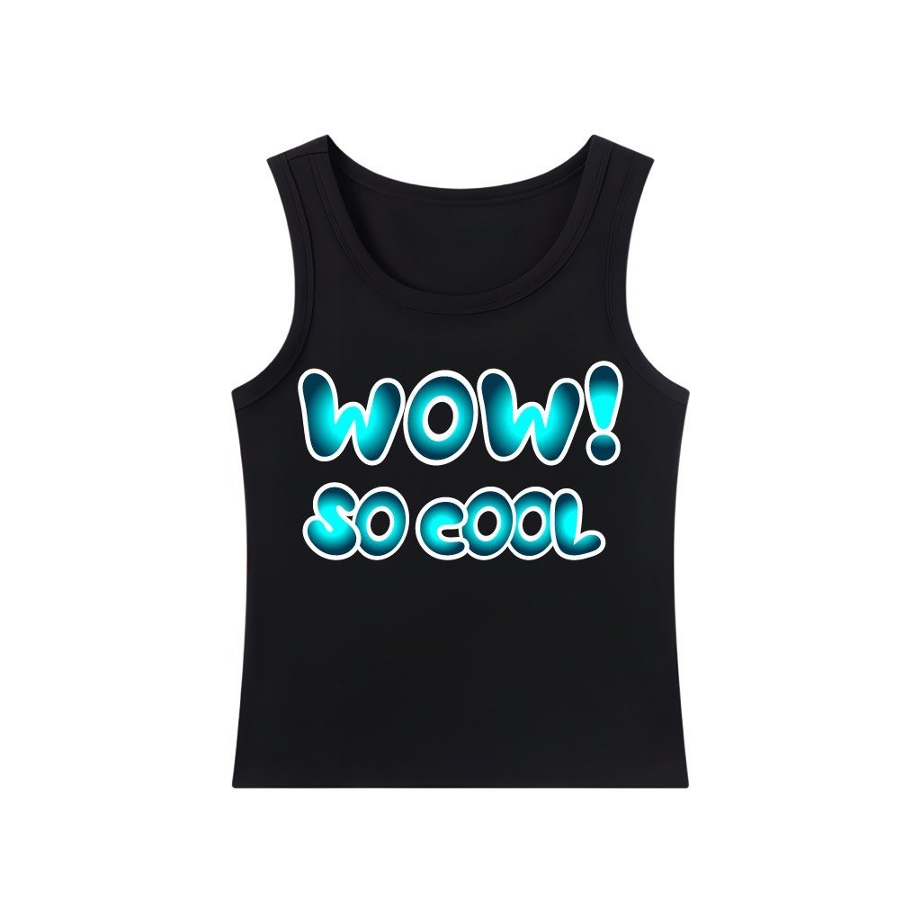 WOW! So Cool Tank Black-Green Glow - Image 2