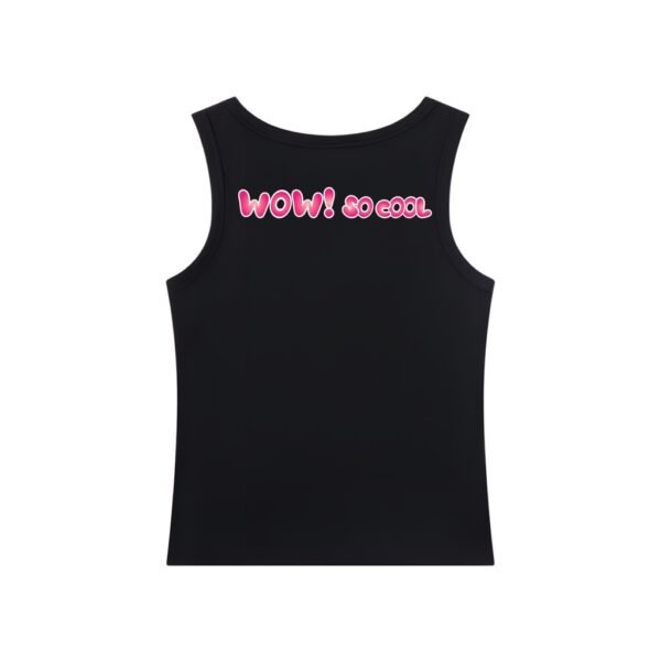 WOW! So Cool Tank Black– Pink Pop - Image 3
