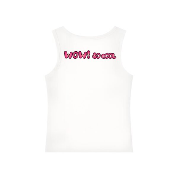 WOW! So Cool Tank White–Pink Pop - Image 3
